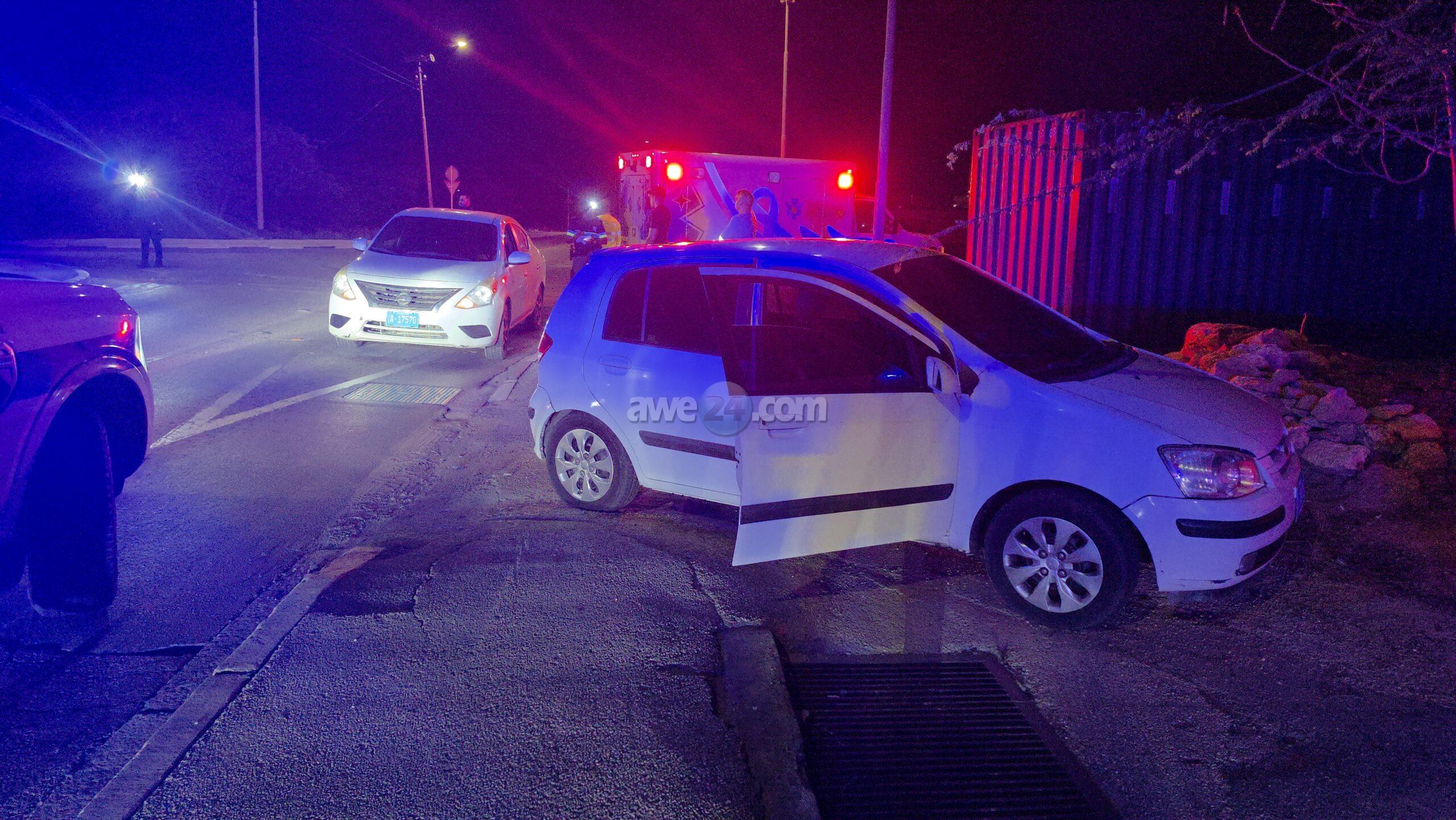 [VIDEO] Accidente cu hende herida na e rotonde banda di R.C.A.