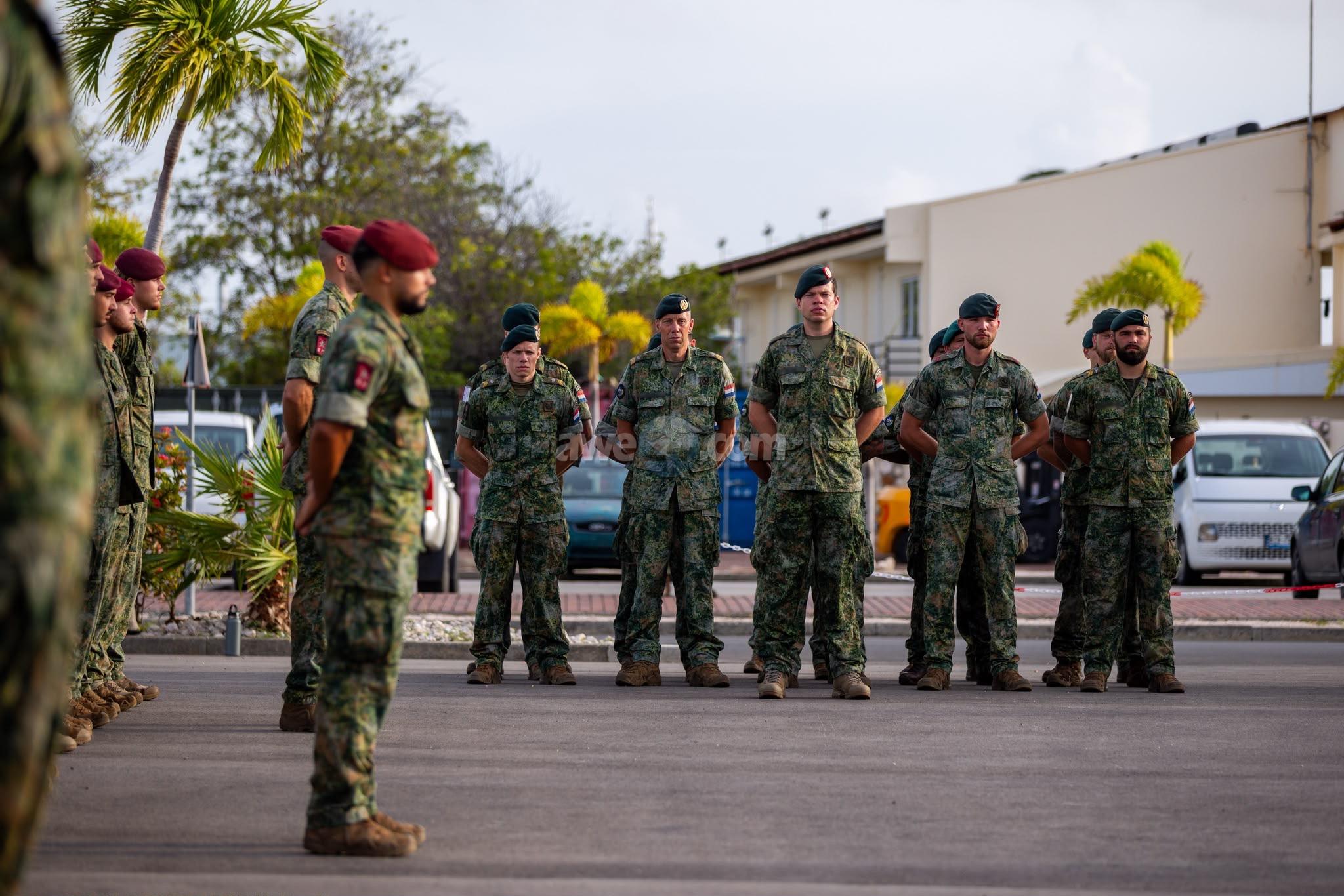 Skuadron di Ehérsito di Defensa den Karibe ta kondusi su rotashon [🇦🇼🇺🇸🇳🇱]