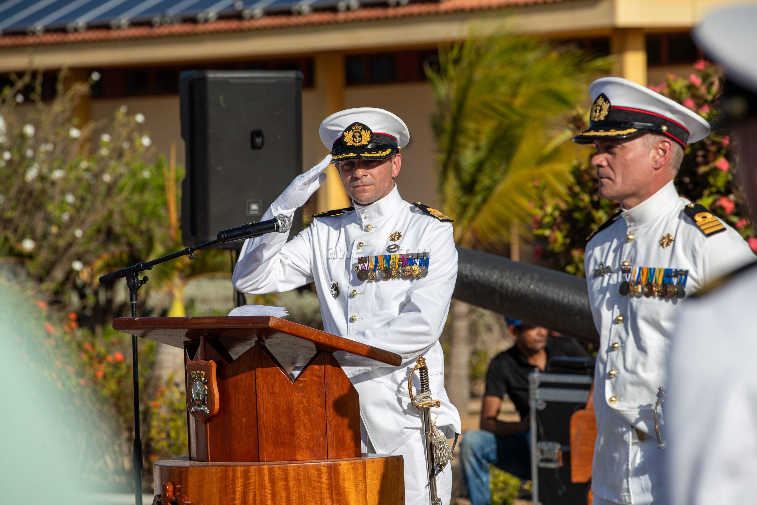 New Commander Takes Charge of Marine Base in Savaneta, Aruba