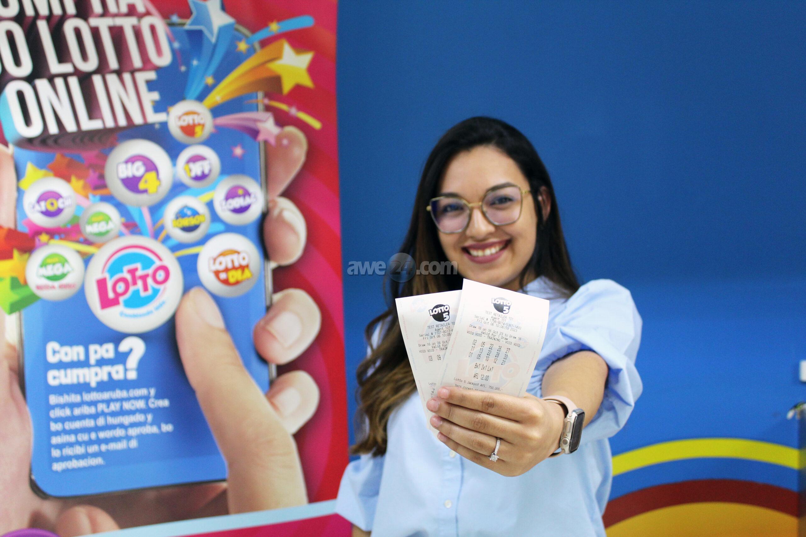Awe bo tin chens di gana 825 mil florin cu Lotto 5