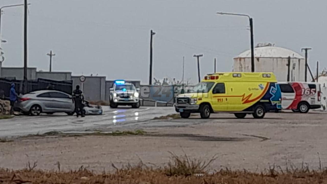 Accidente cu dama herida na bahada di Lago Heights