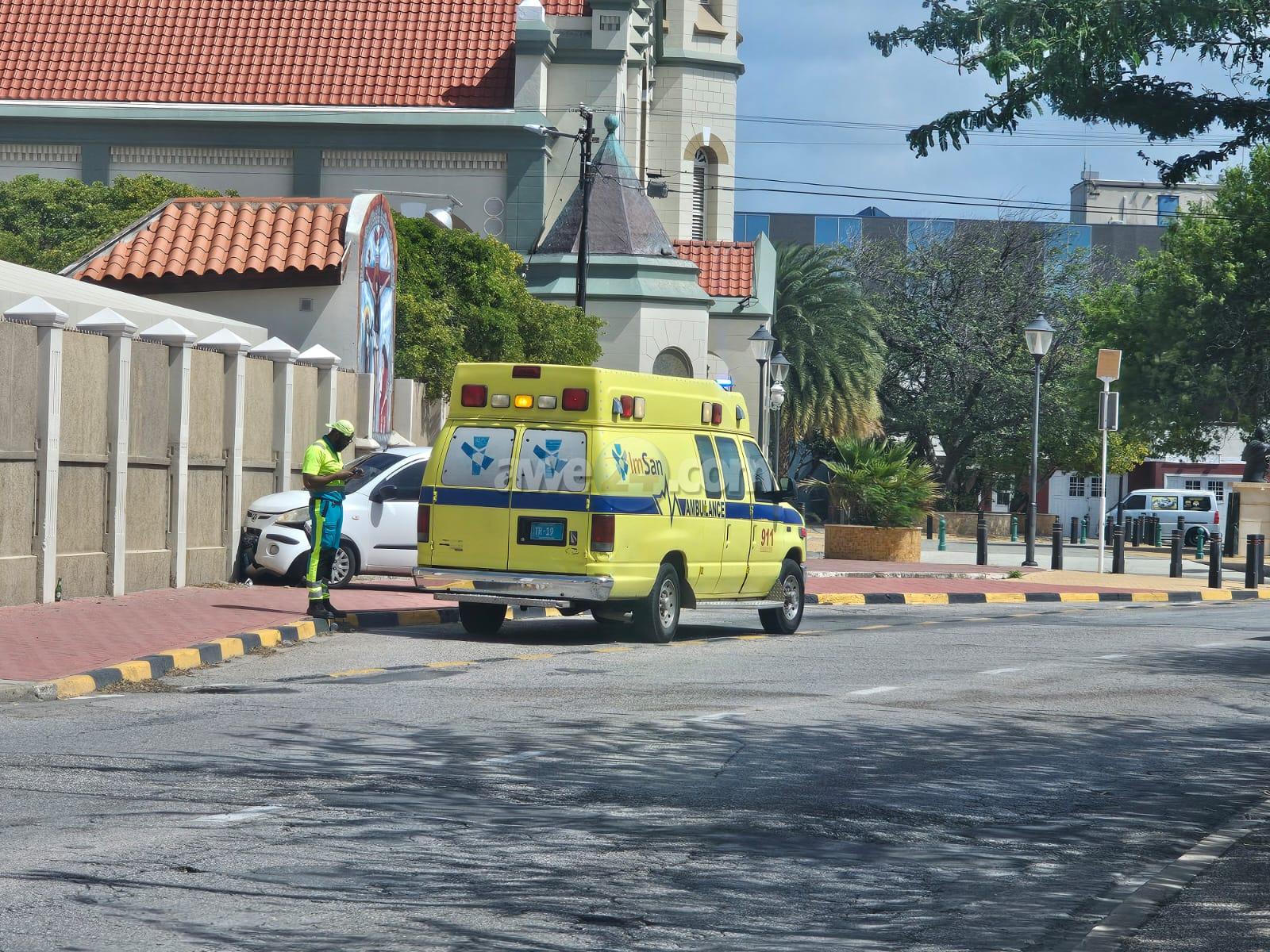 Driver injured after falling ill and crashing into wall at Hofi Maria
