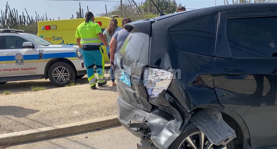 Dodge Grand Caravan Rear-Ends Honda Fit at Kudawecha, Injuring Female Driver