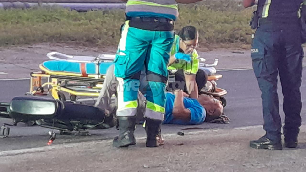 Dog Runs Into Road, Causes Motorcyclist to Crash and Get Injured in Zeewijk
