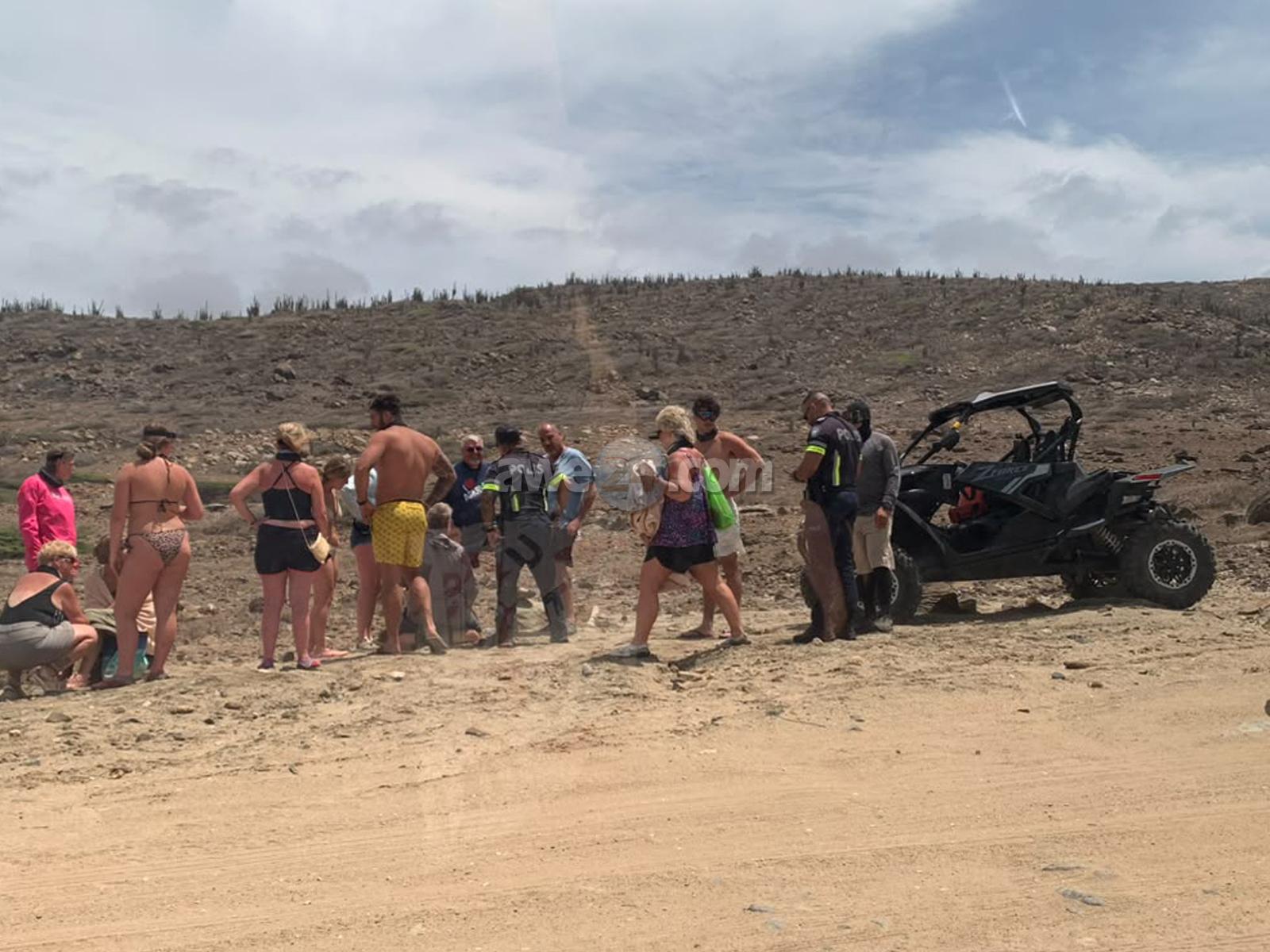Tourist Overturns UTV on Road to Natural Bridge in Aruba