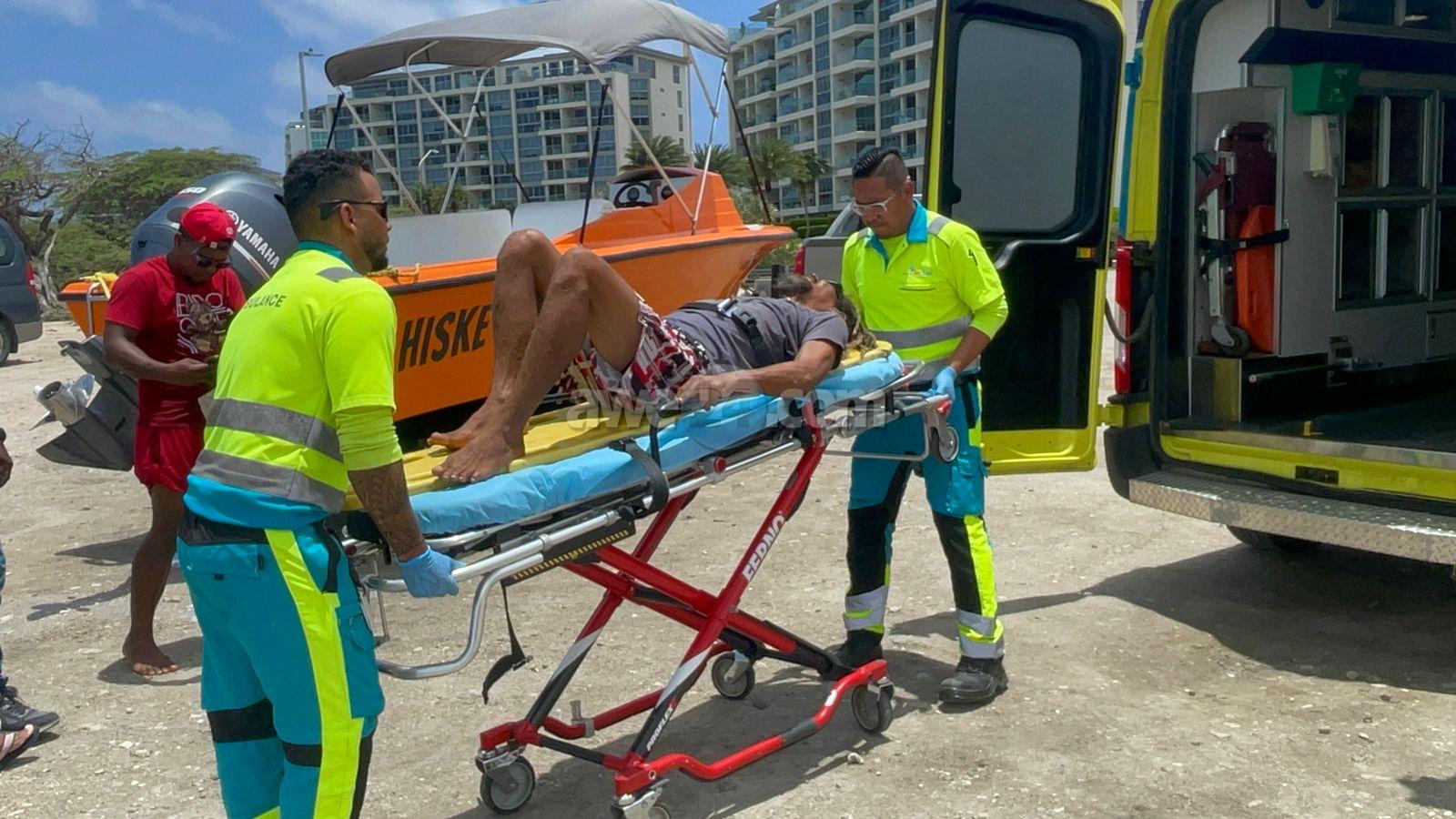 Boat captain injured after slipping and falling aboard vessel near Eagle Beach