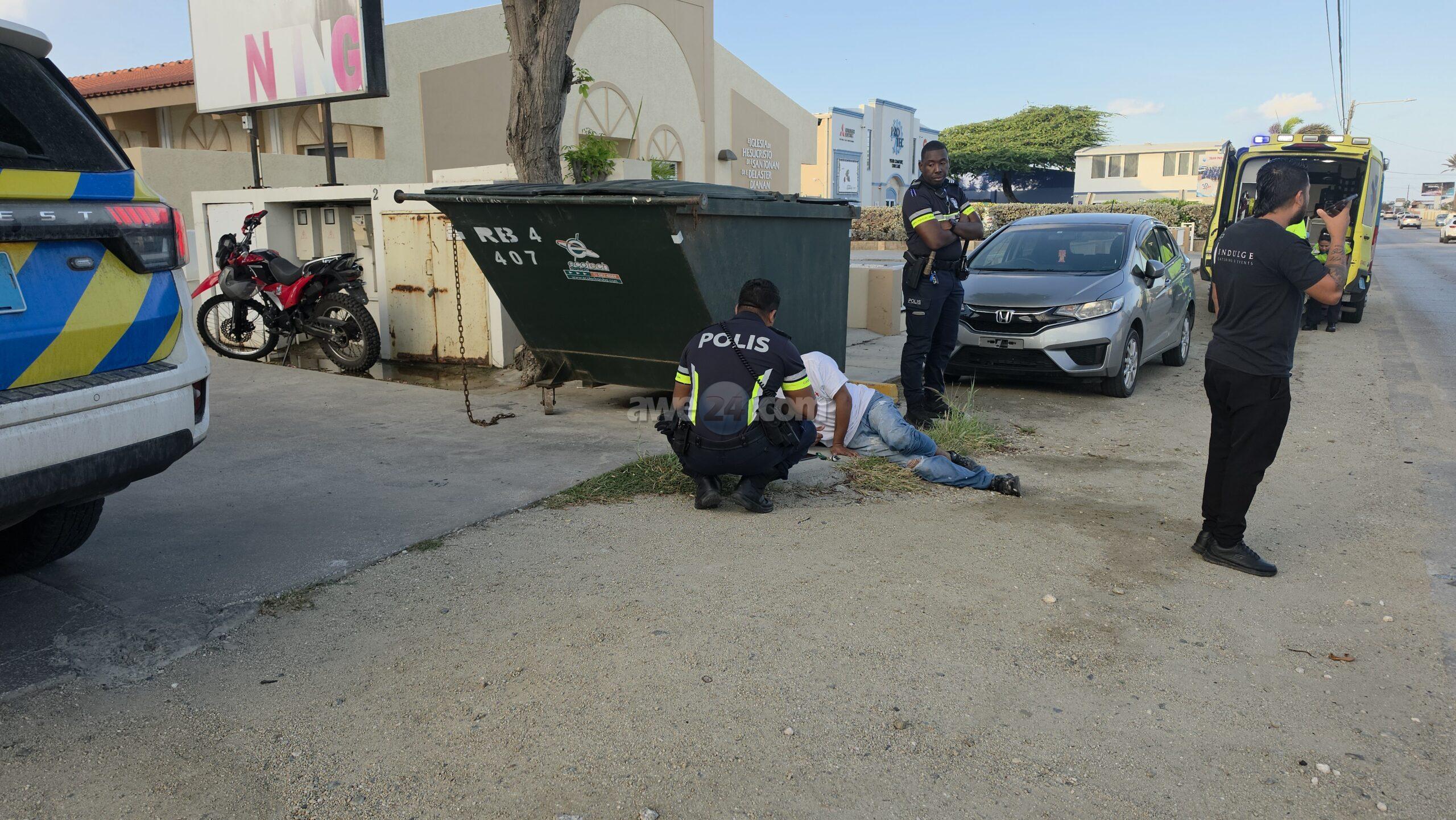 Motorcyclist Loses Control While Overtaking, Crashes at Sero Blanco