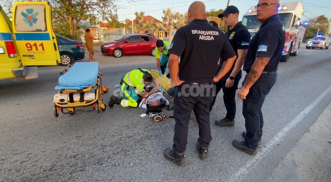 Young Woman Injured After Scooter Chain Snaps, Causing Fall on Road