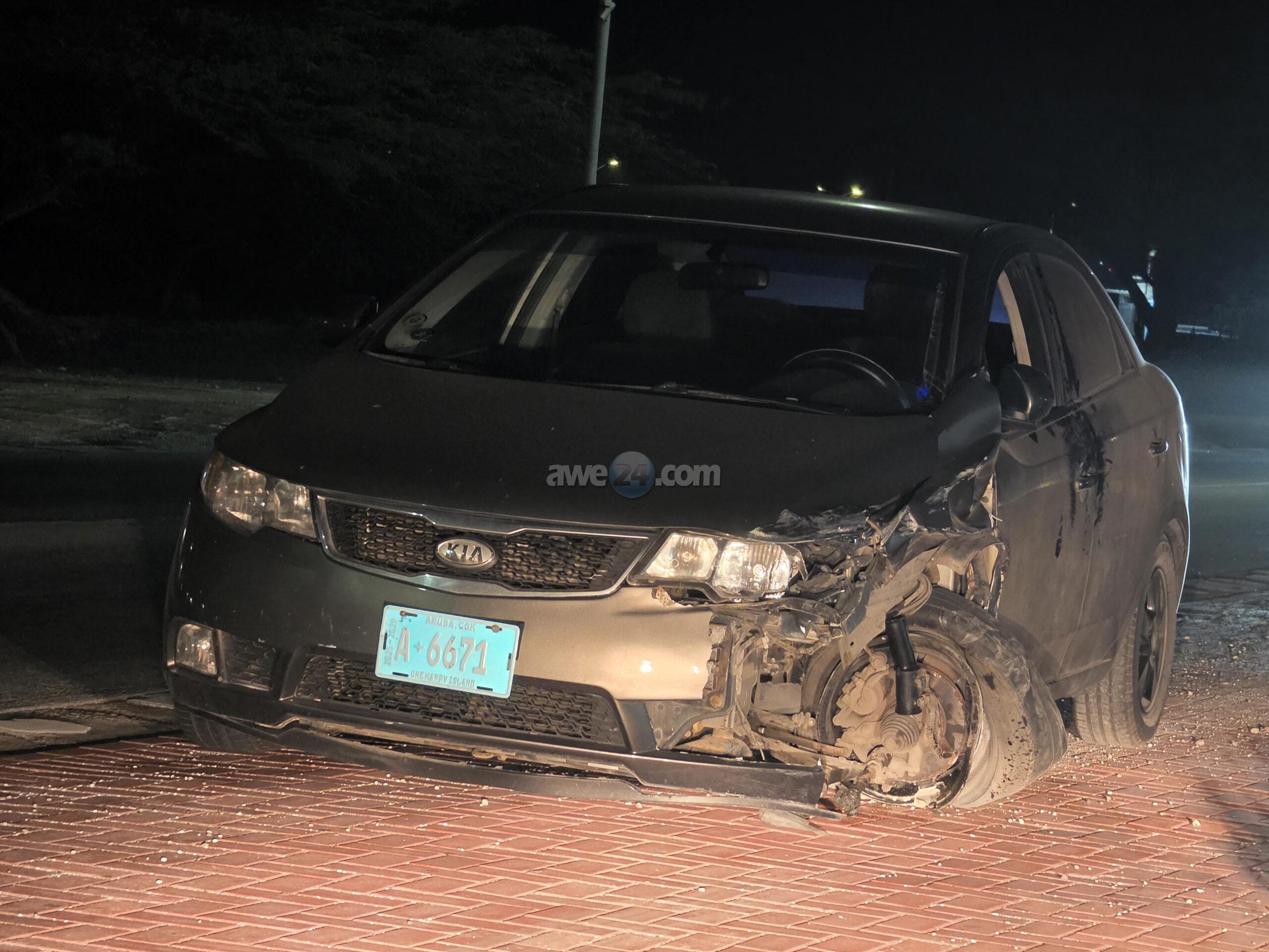 Polis a detene chauffeur burachi despues di a accidenta banda di Pricesmart