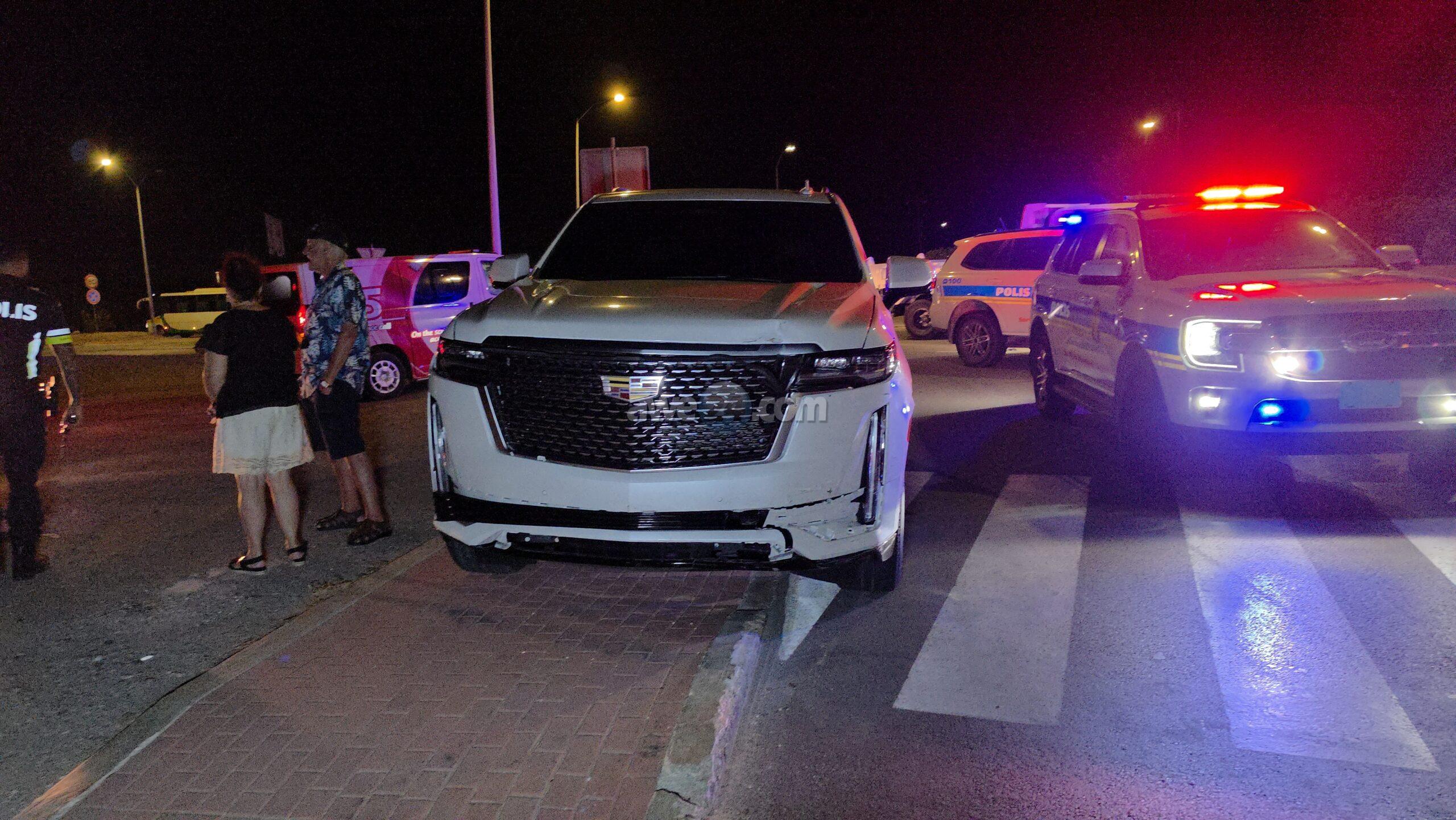 [VIDEO] Accidente cu hende herida pa falta di preferencia na rotonde Mahuma
