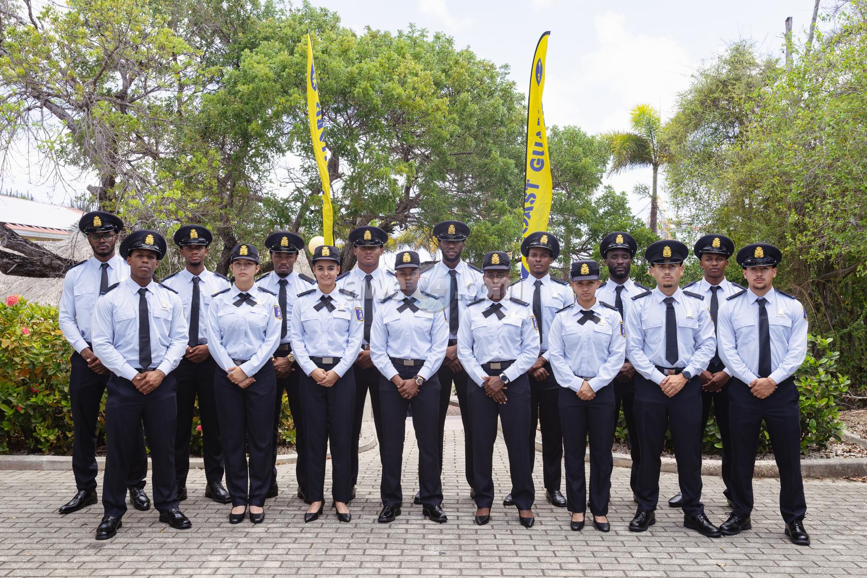 16 Recruits Graduate from Aruba's Junior Coast Guard Program