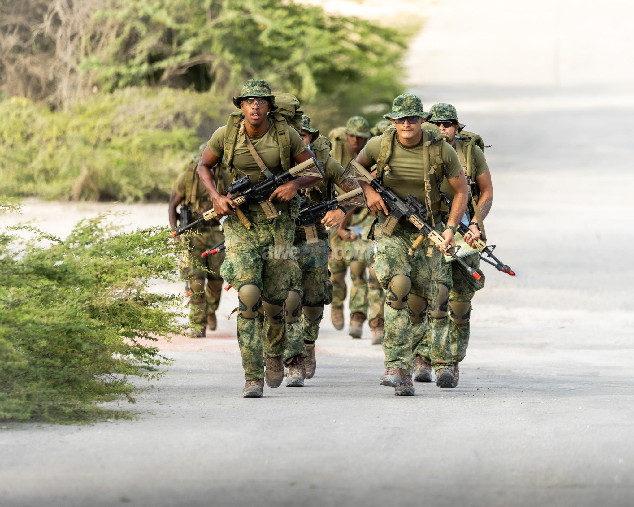 Entrenamentu Militar Inisial pa Personal Militar di Karibe a start ofisialmente [🇨🇼🇺🇸🇳🇱]