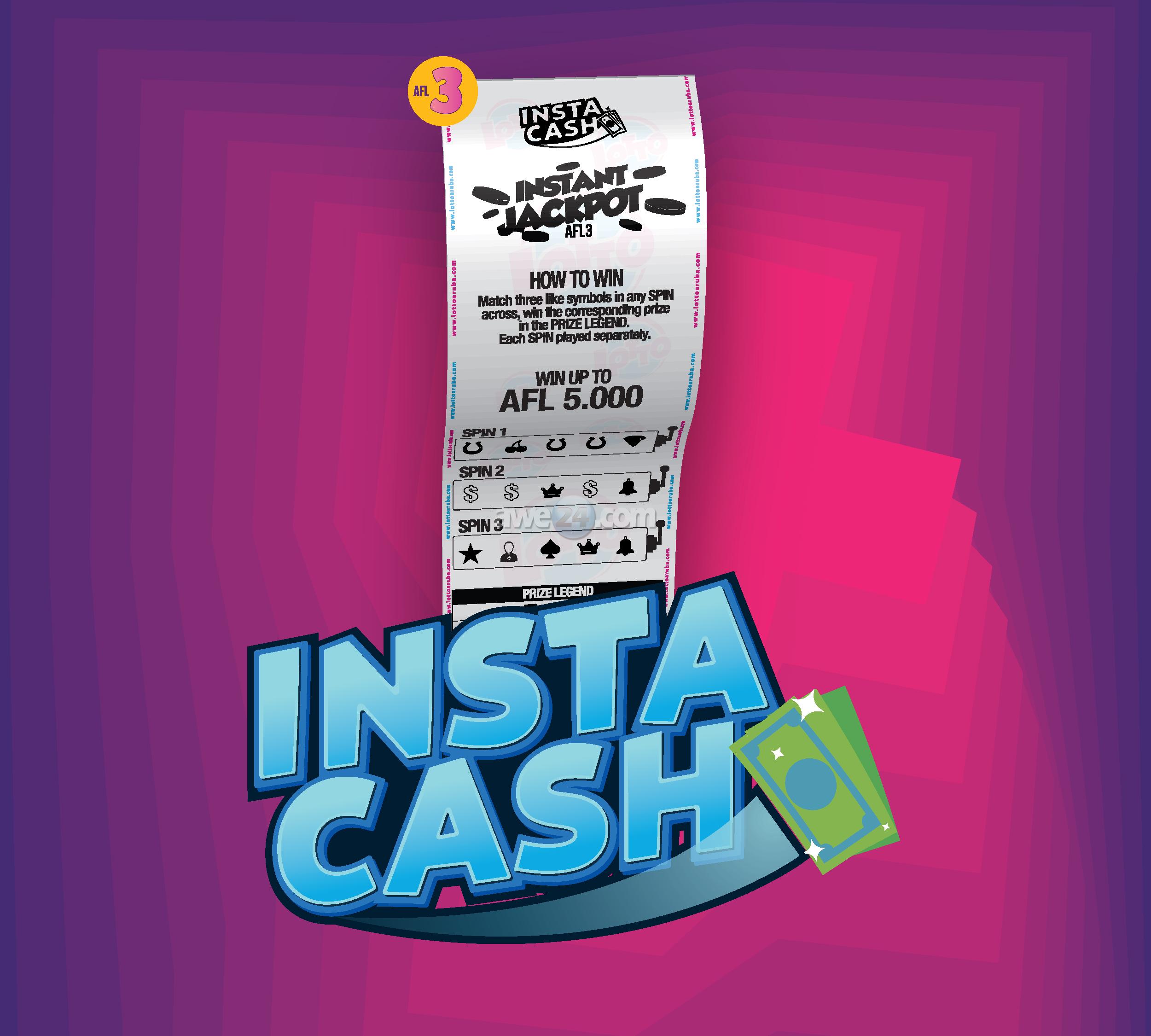 Aruba Lotto Launches New 'Instant Jackpot 3' Instacash Game