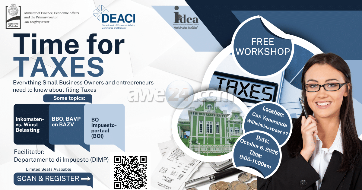 DEACI Hosts Tax Workshop for Aruban Entrepreneurs
