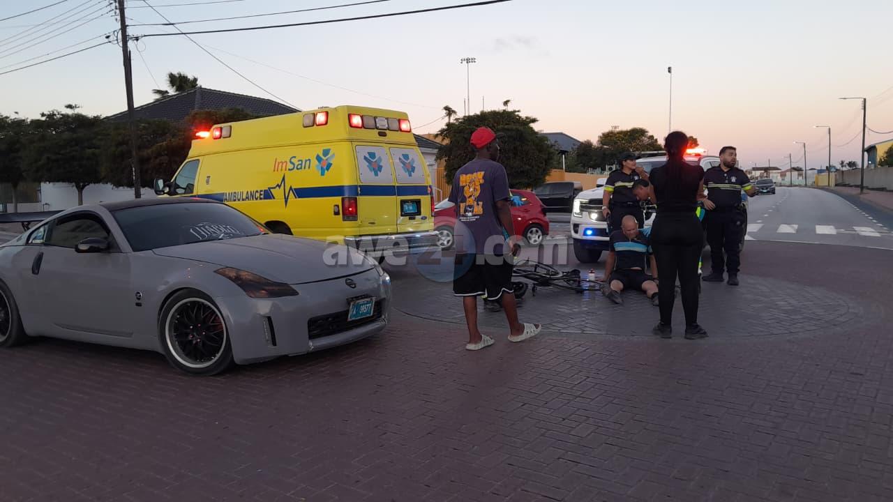 Unlicensed Driver Hits Cyclist Near Filomena College in Aruba