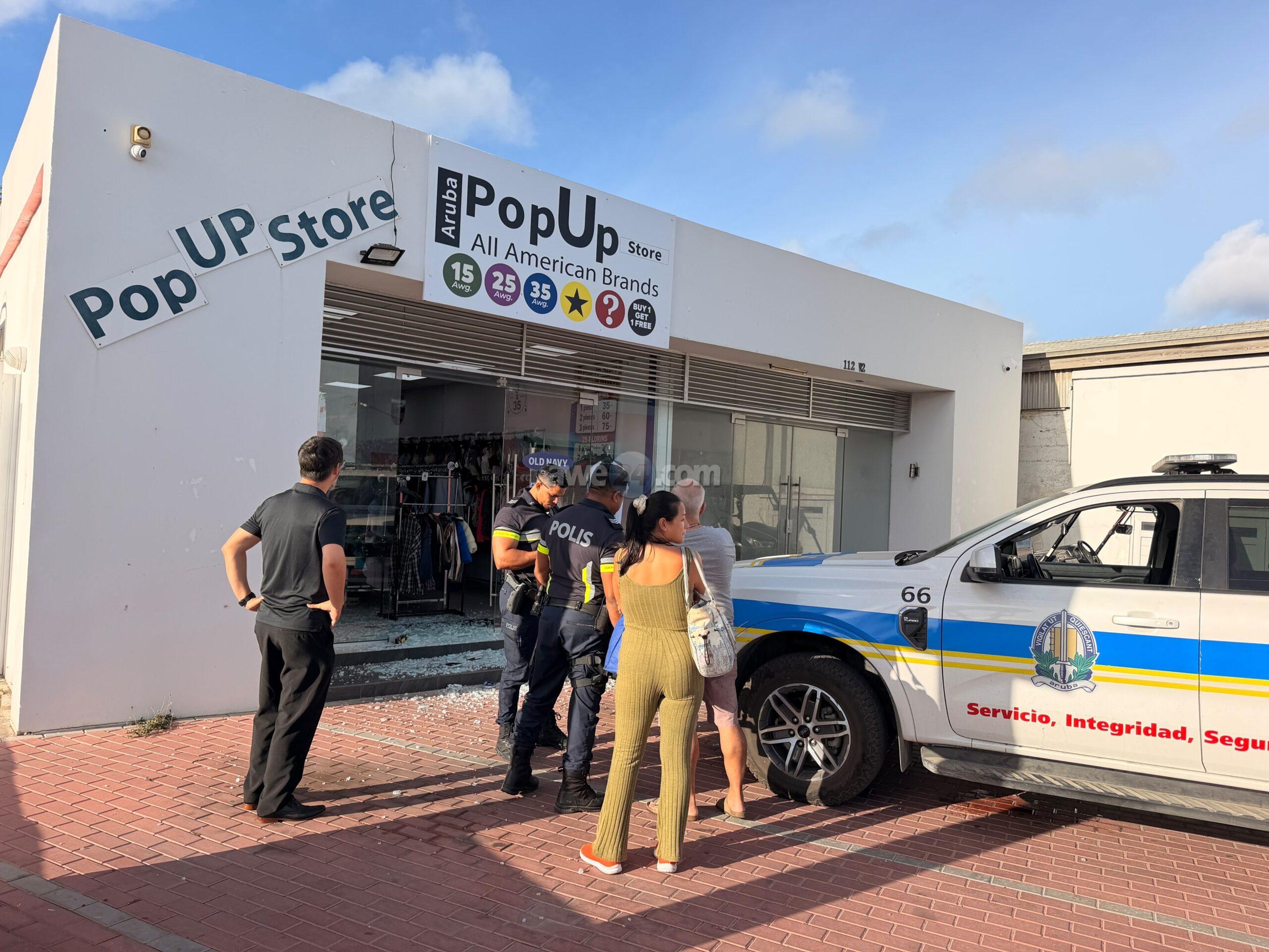 [VIDEO] Ladronnan a kibra porta di glas drenta horta na Pop-up Store