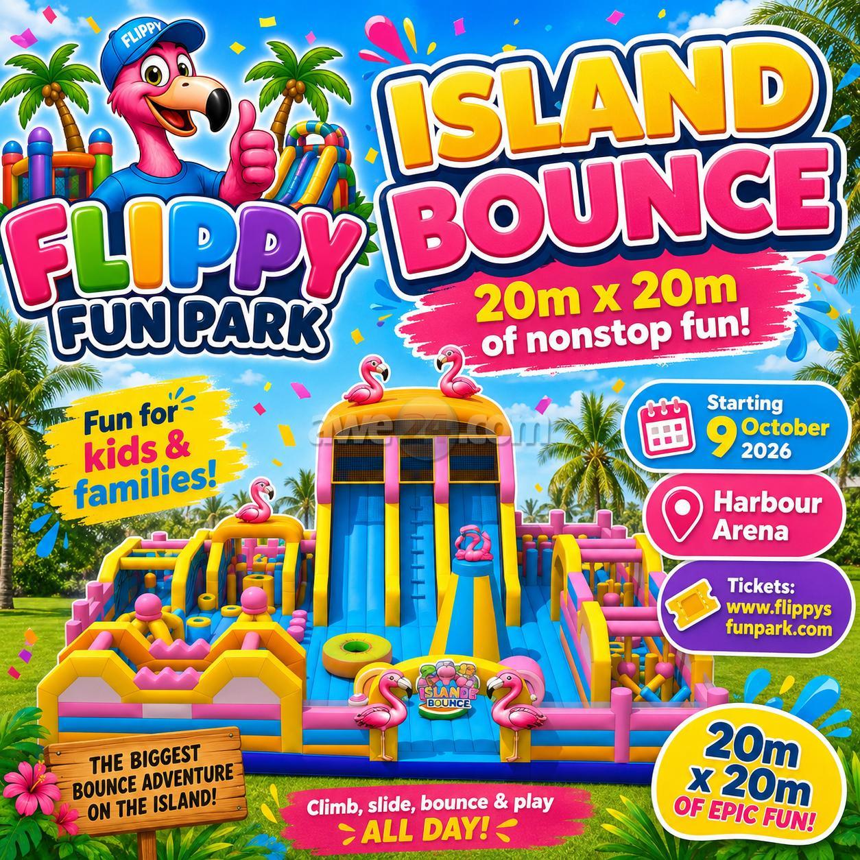 Flippy's Fun Park Makes Grand Debut at Harbour Arena This Friday