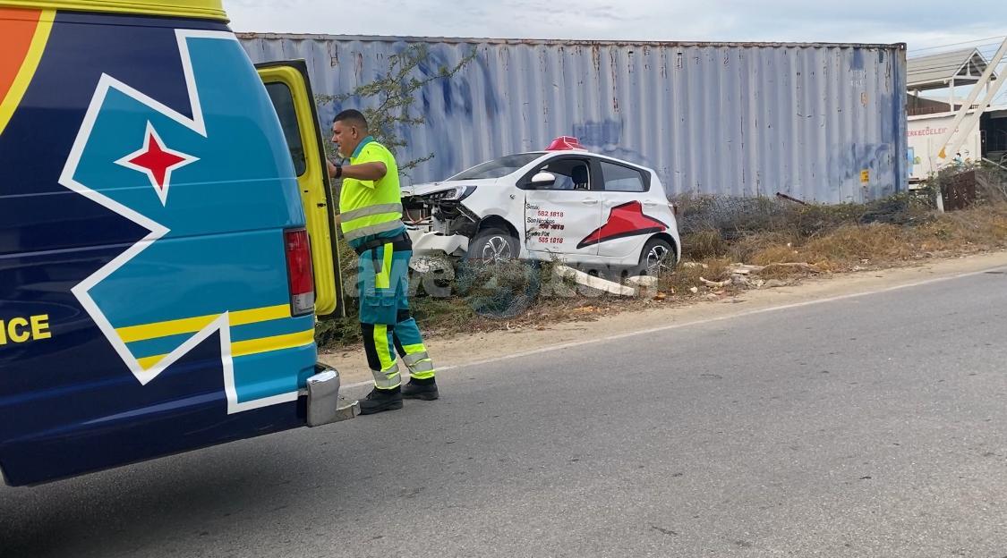 Car Forced Off Road After Being Struck While Turning on Caya Taratata