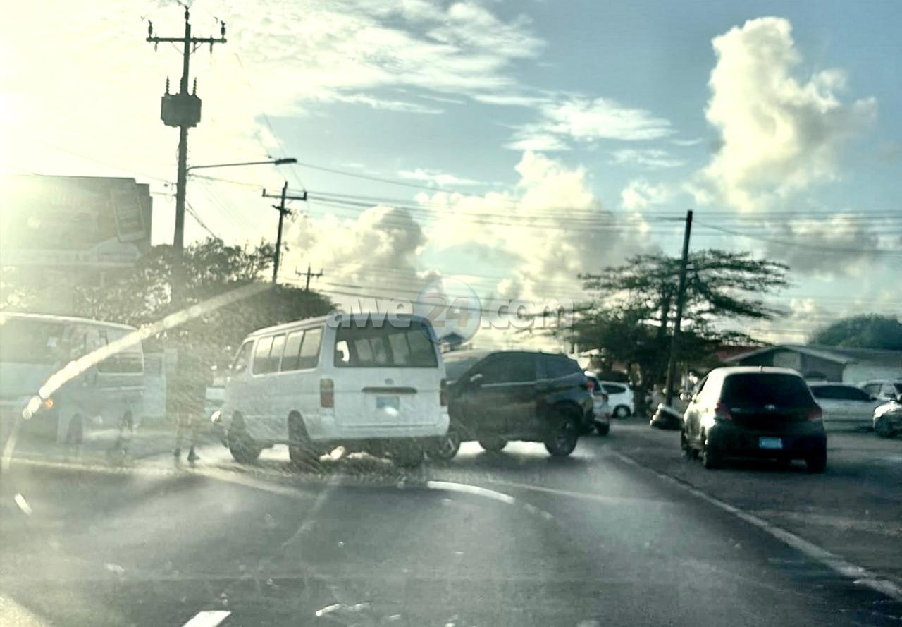 Accidente pa falta di preferencia na Tanki Leendert