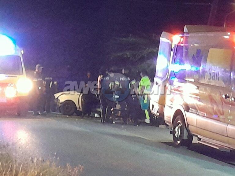 Accidente pa falta di preferencia cu hende herida na Diamantbergweg ...